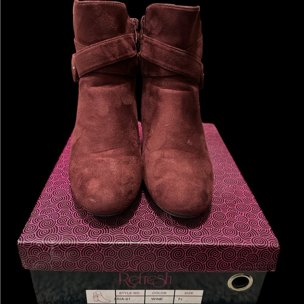 Suede Booties - Picture 2 of 5